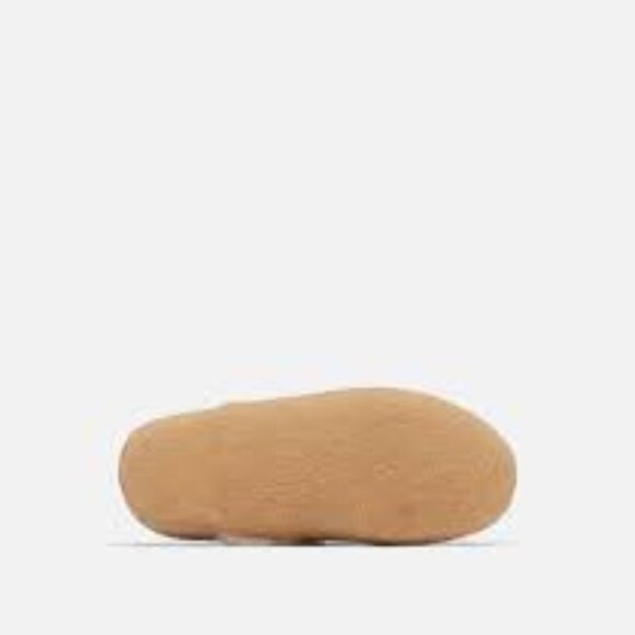 SOREL Nakiska II Faux Shearling Lined Slide Slipper in Dusty Tan/Natural Size 6 - Picture 8 of 10
